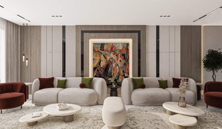 تصميم ريسبشن نيو كلاسيك فخم من تنفيذ شركة Segment.