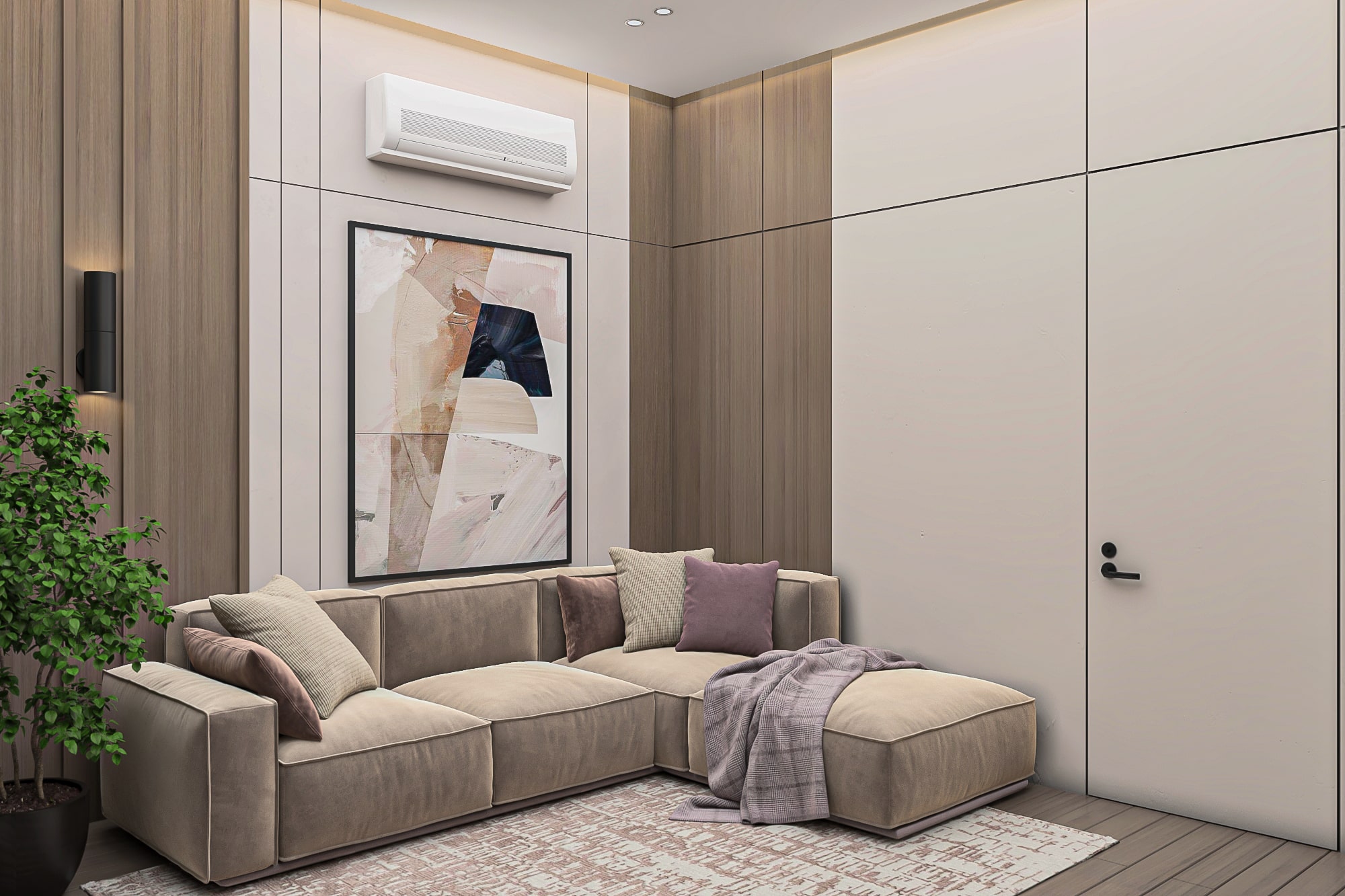 Premium living space with modern luxury interior in Lotus Compound.