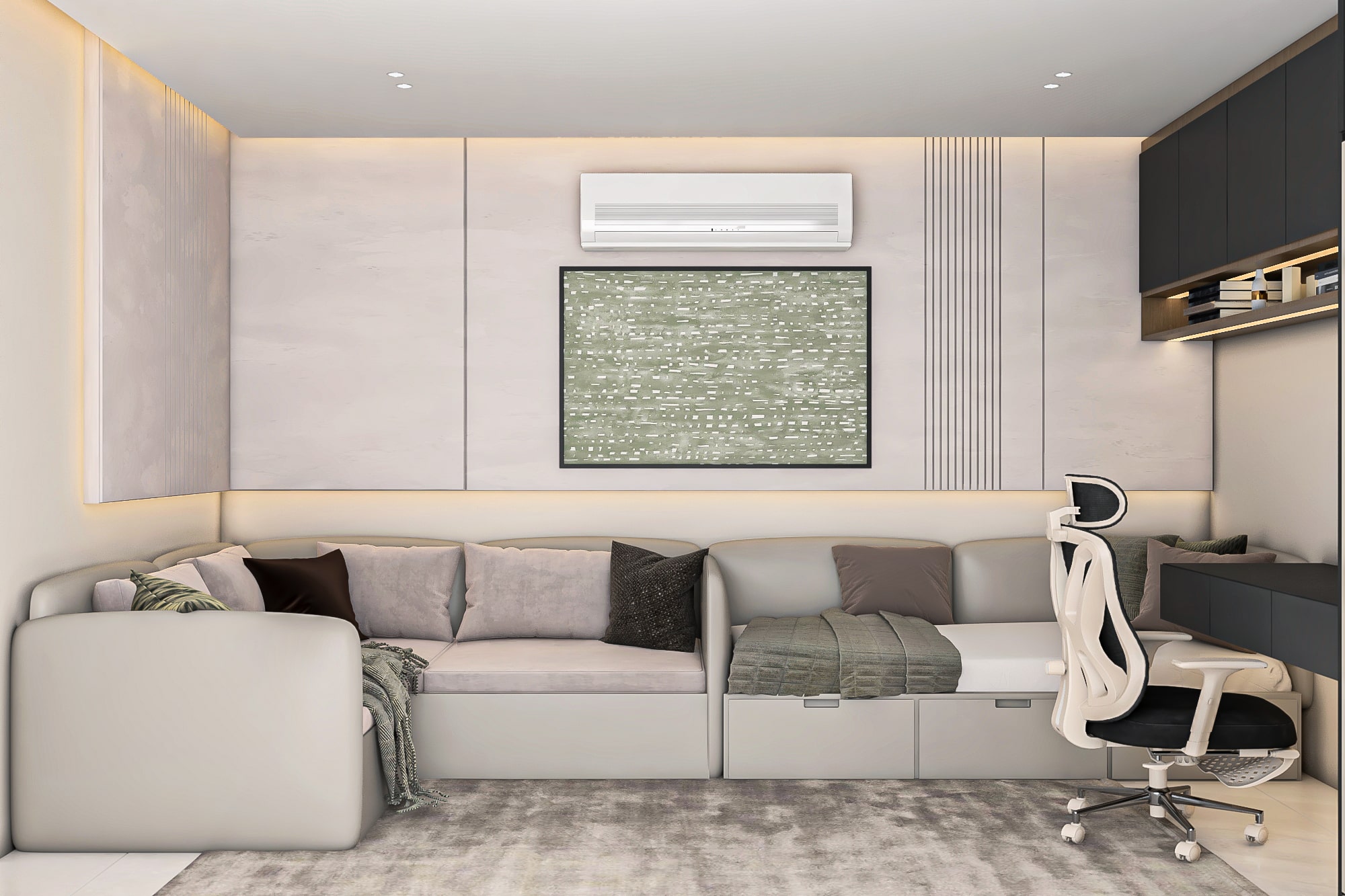 غرفة رووف مودرن – Modern roof living room